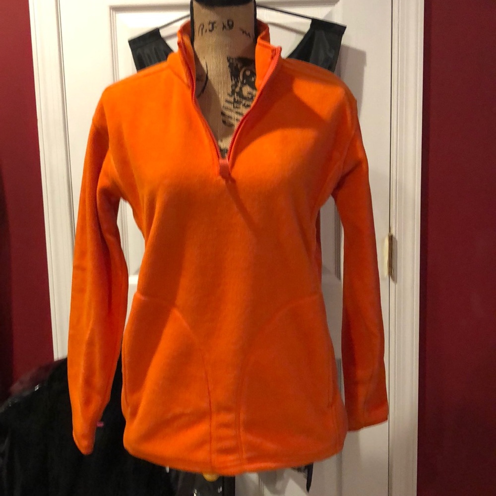 Fleece pullover sweatshirt